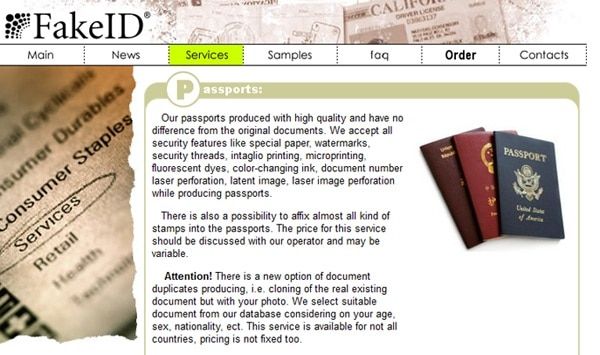 Dans le darknet, un faux passeport français coûte 1.500 euros